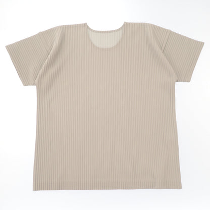 ISSEY MIYAKE HOMME PLISSE T 恤褶皱 HP51JK020 浅灰色 男士 3 ISSEY MIYAKE HOMME PLISSE [AFB21] [二手] 