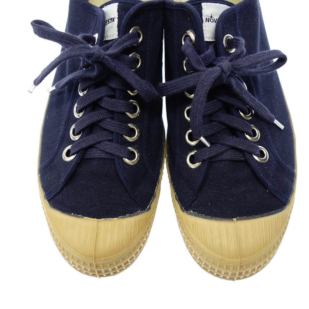 Good condition ◆ NOVESTA sneakers canvas navy low cut men's navy size 42 NOVESTA [AFC3] 