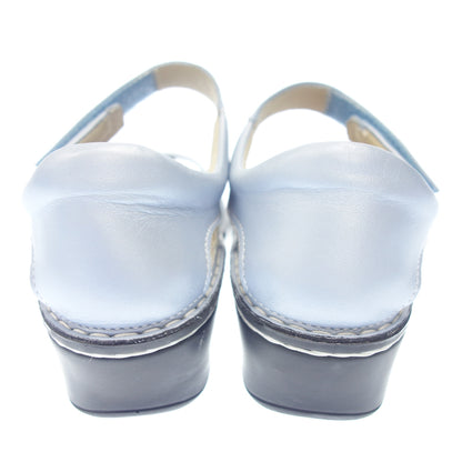 Good Condition◆Finn Comfort Sandals Leather Women's Blue Size 4.5 FINN COMFORT [AFC36] 