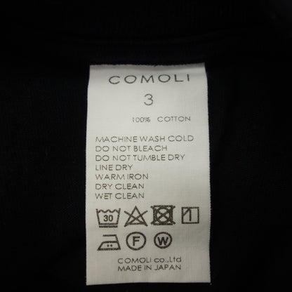 COMOLI SURPLUS T 恤 V01-05009 男士 黑色 3 COMOLI [AFB9] [二手] 