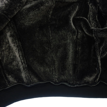 Good Condition◆Sharing Shearling Coat Lining Boa Men's 48 Black Shearling [AFB13] 