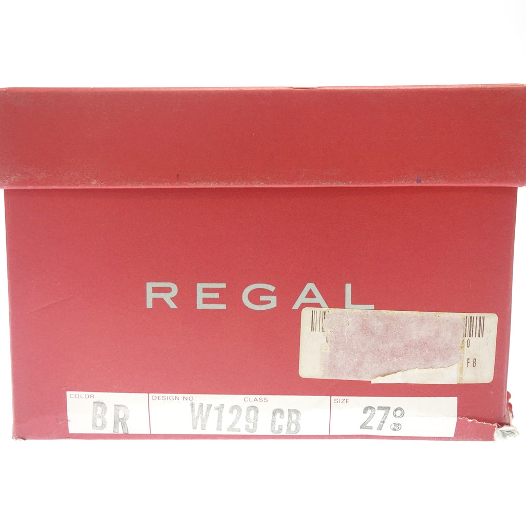 跟新一样◆Regal 皮鞋 U Tip W129 男式 27 码 棕色 REGAL [AFD9] 