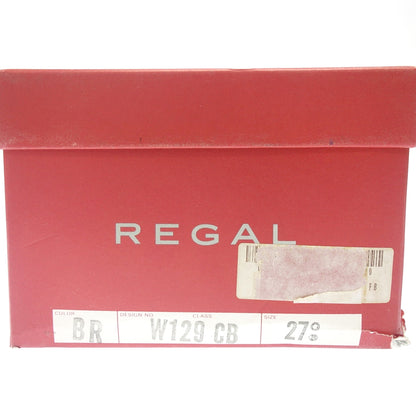 跟新一样◆Regal 皮鞋 U Tip W129 男式 27 码 棕色 REGAL [AFD9] 