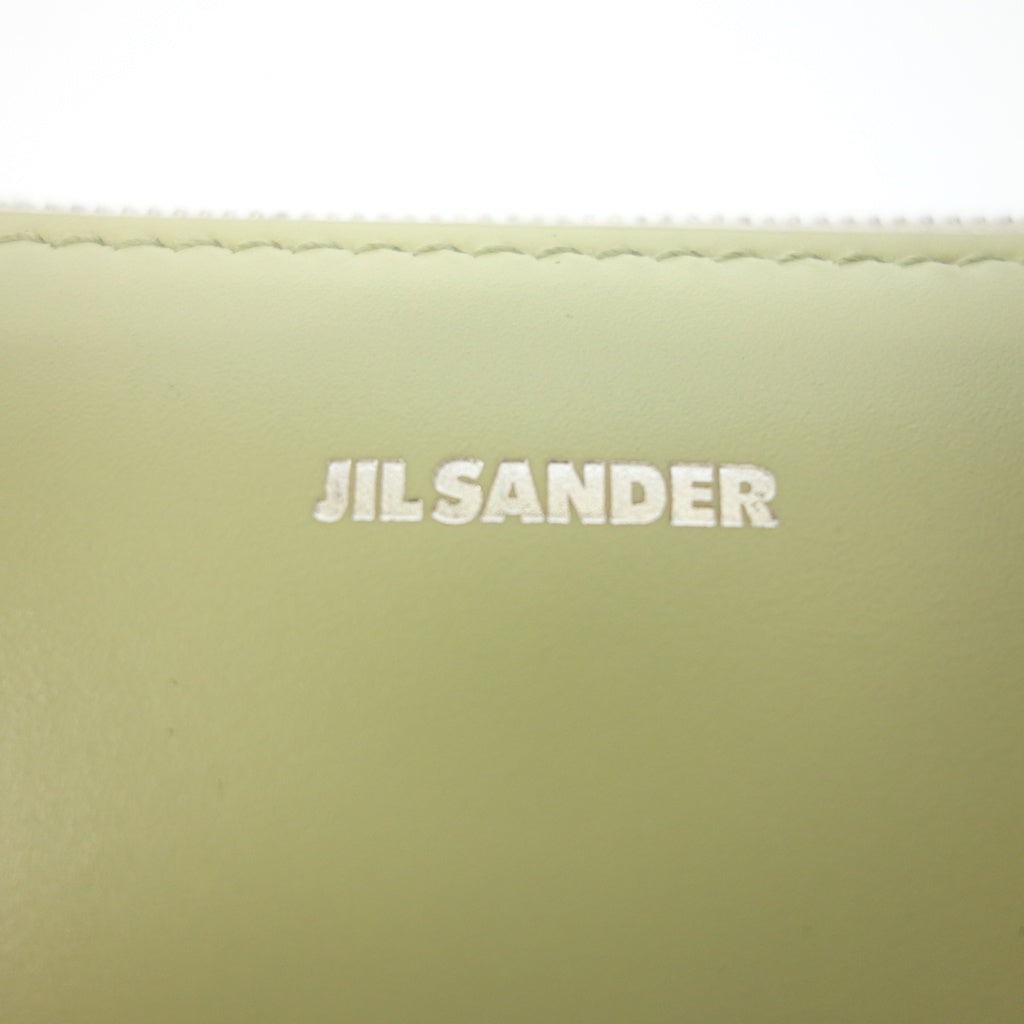 極美品◆ジルサンダー クラッチバッグ TOOTIE グリーン JILSANDER【AFE5】