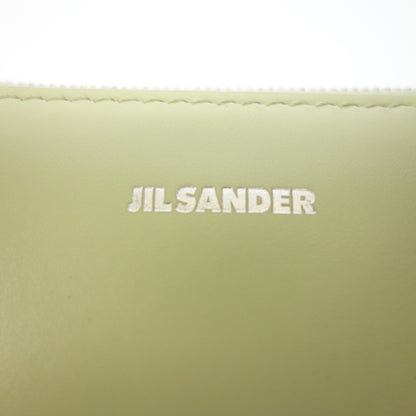 極美品◆ジルサンダー クラッチバッグ TOOTIE グリーン JILSANDER【AFE5】