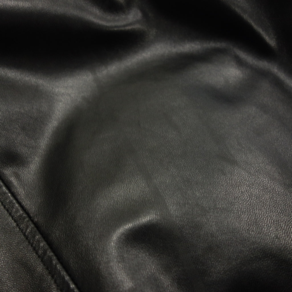 Good condition ◆ Komoli Jacket MA-1 Sheepskin Men's Size 3 Black COMOLI [AFG1] 