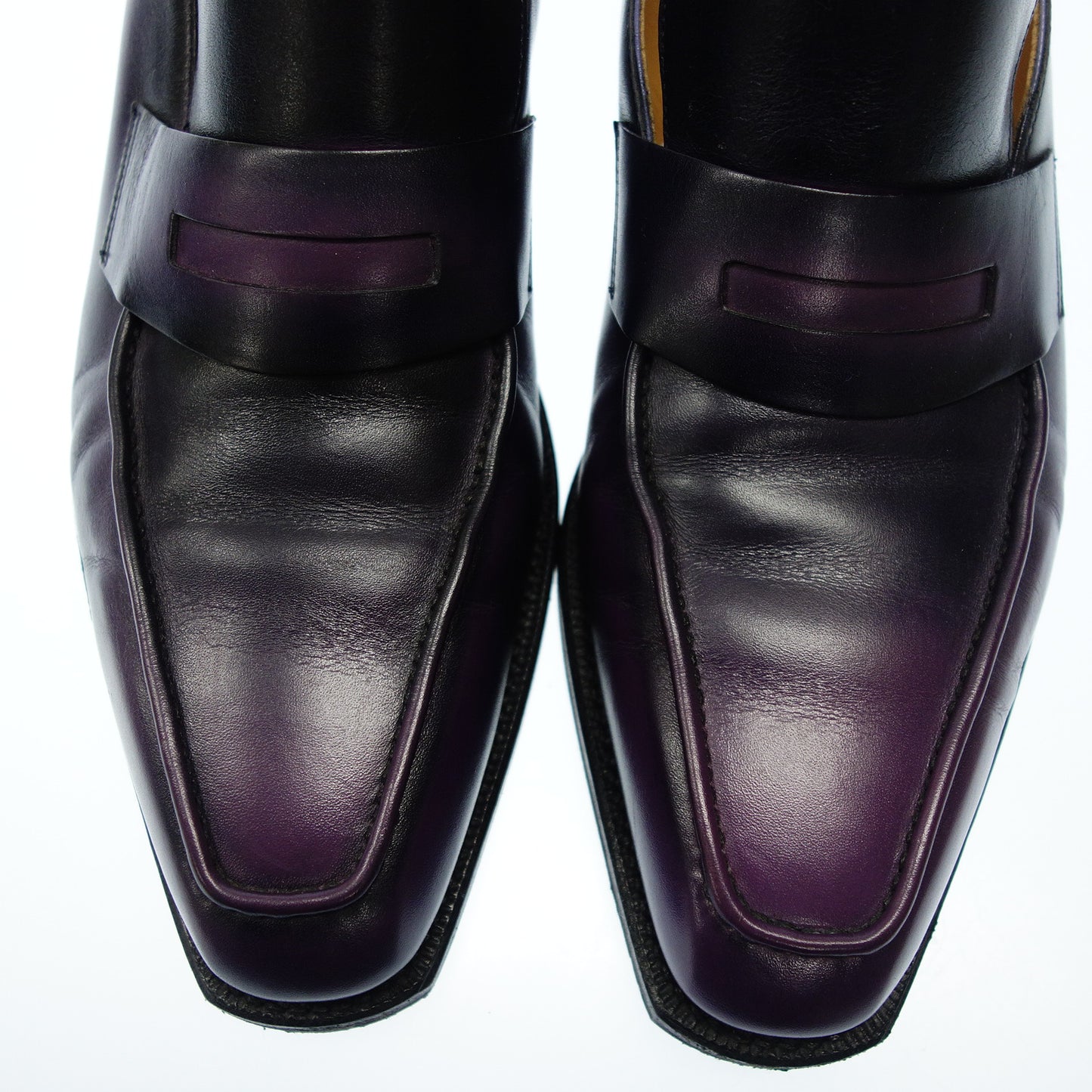 Good condition ◆ Corte loafer men's 6 purple CORTHAY [AFC20] 