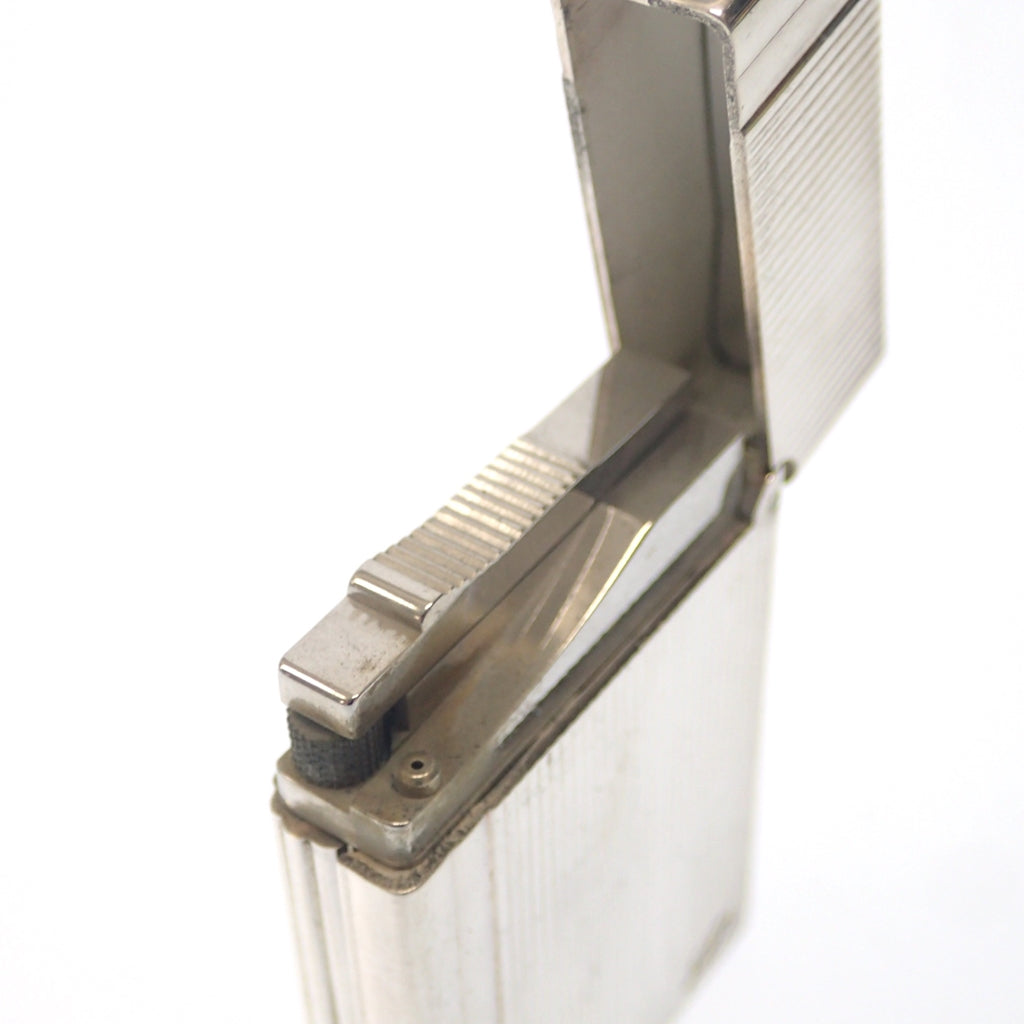 Used ◆DuPont Line 2 Gas Lighter GP Silver with box ST Dupont [AFI18] 