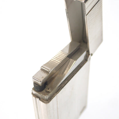 Used ◆DuPont Line 2 Gas Lighter GP Silver with box ST Dupont [AFI18] 