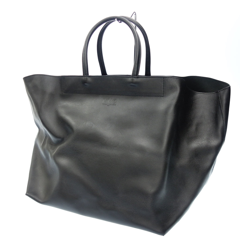 Good condition◆MM6 Maison Margiela tote bag black MM6 MAISON MARGIELA [AFE8] 