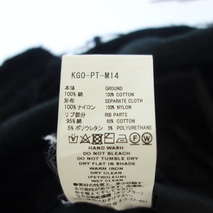 Very good condition ◆ FACETASM shorts sweatshirt nylon damaged men's black 4 FACETASM [AFB30] 