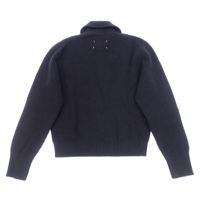 Good Condition◆Maison Margiela Polo Knit Sweater 21AW Men's Navy Size M S50HA1016 S17781 MAISON MARGIELA [AFB35] 