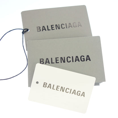 状况非常好 ◆ Balenciaga 长袖衬衫千鸟格胸部徽标白色尺寸 34 583895 女式 BALENCIAGA [AFB13] 