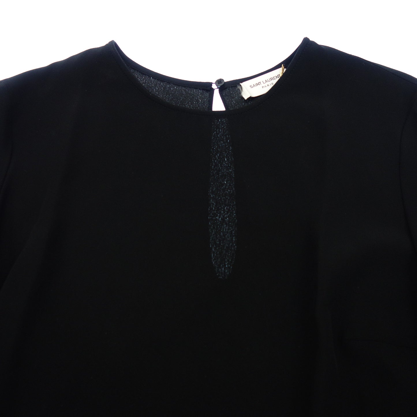 Saint Laurent Blouse 454629 Women's Black F36 SANIT LAURENT [AFB15] [Used] 