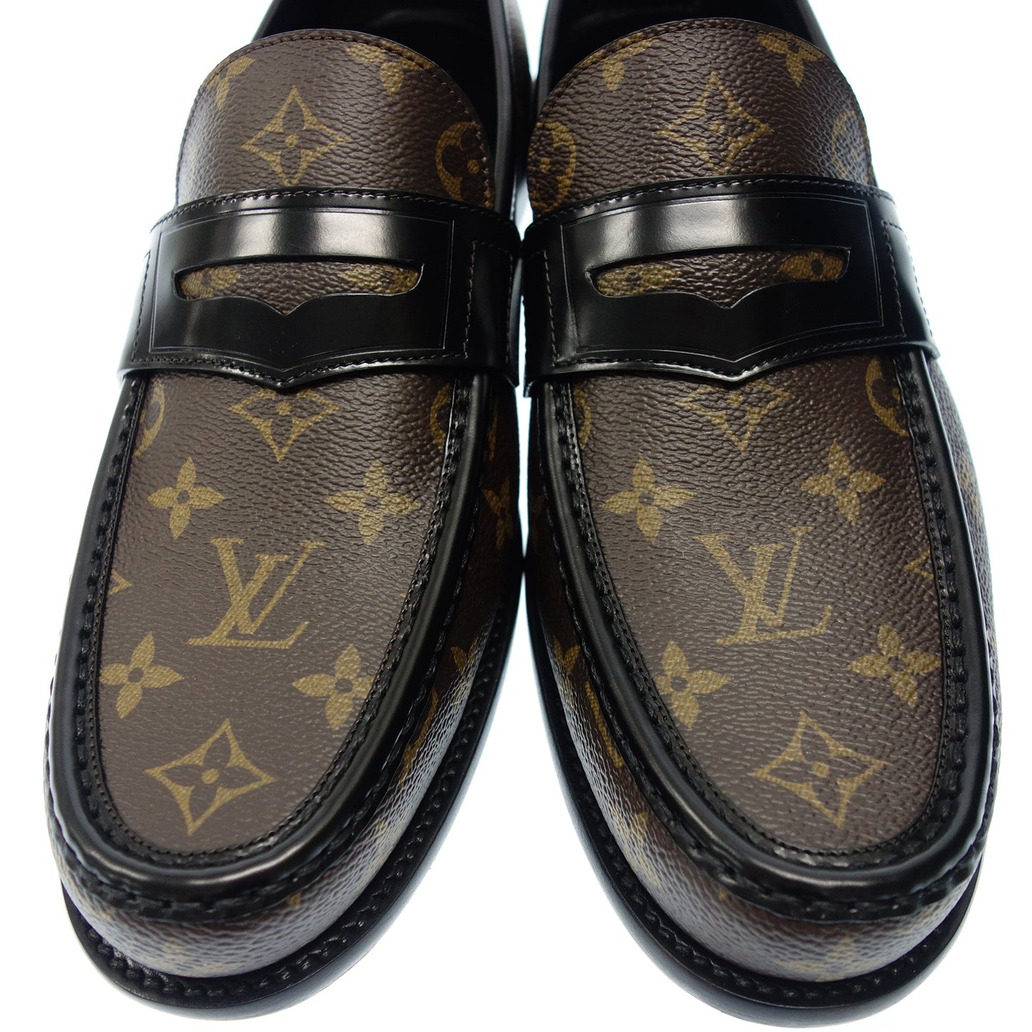 类似新品◆路易威登皮革乐福鞋 NBA Monogram FA0231 男式 10 码棕色 LOUIS VUITTON [AFC23] 