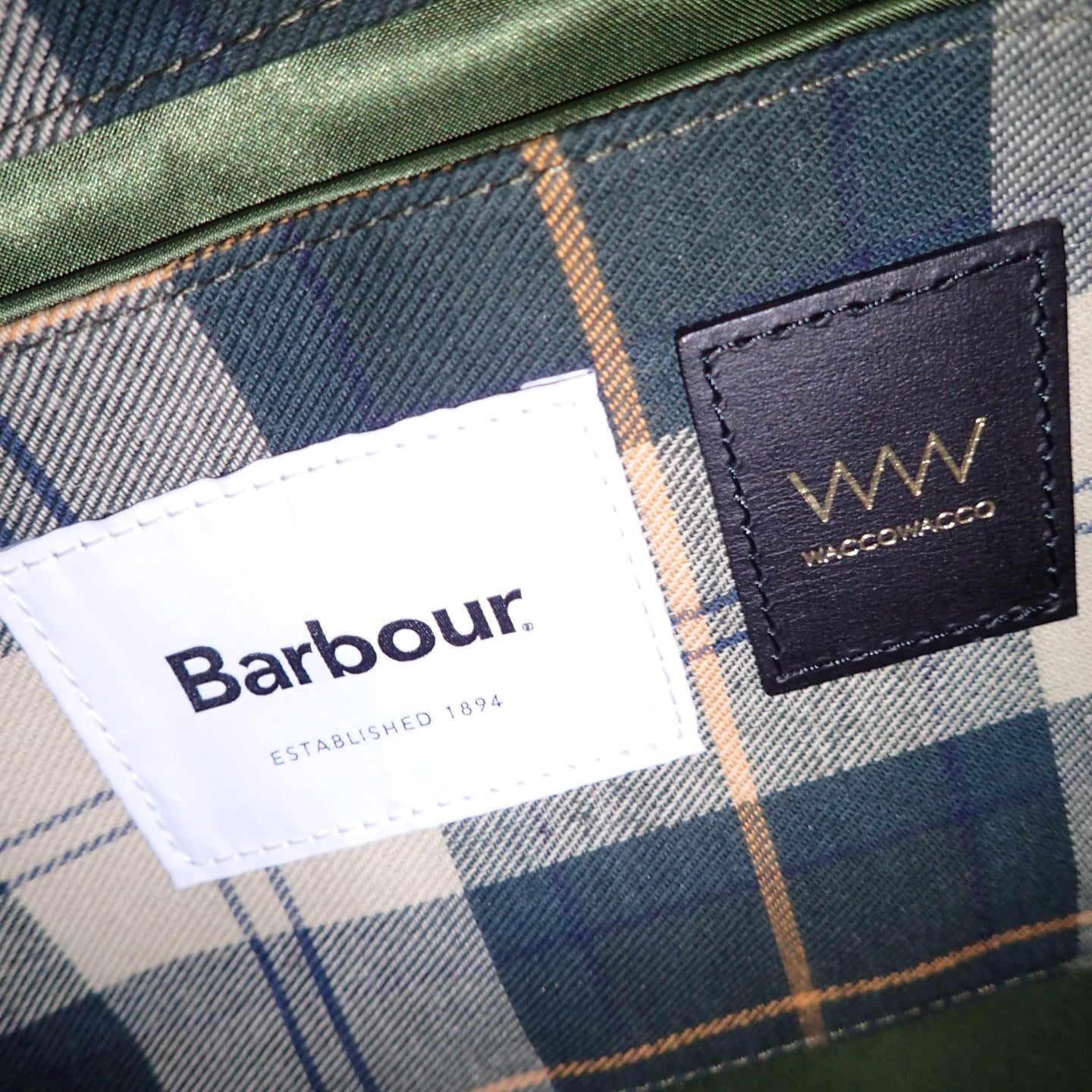 二手 ◆ Barbour WACCOWACCO 单肩包 手提包 Barbour WACCOWACCO [AFE10] 