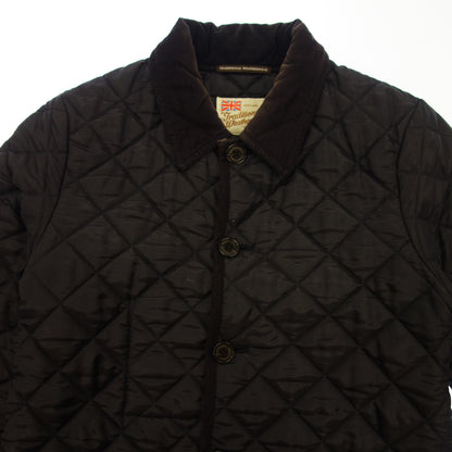 中古◆トラディショナル ウェザーウェア アウター キルティングジャケット メンズ サイズ40 ブラック系 Traditional Weatherwear【AFA18】