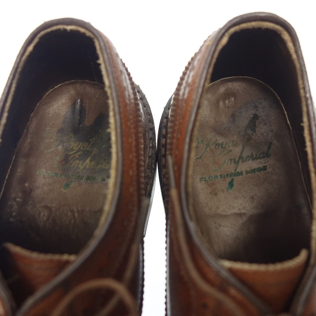 Good condition◆FLORSHEIM Full Brogue Shoes KENMOOR 97625 Men's Size 6D Brown FLORSHEIM [AFC31] 