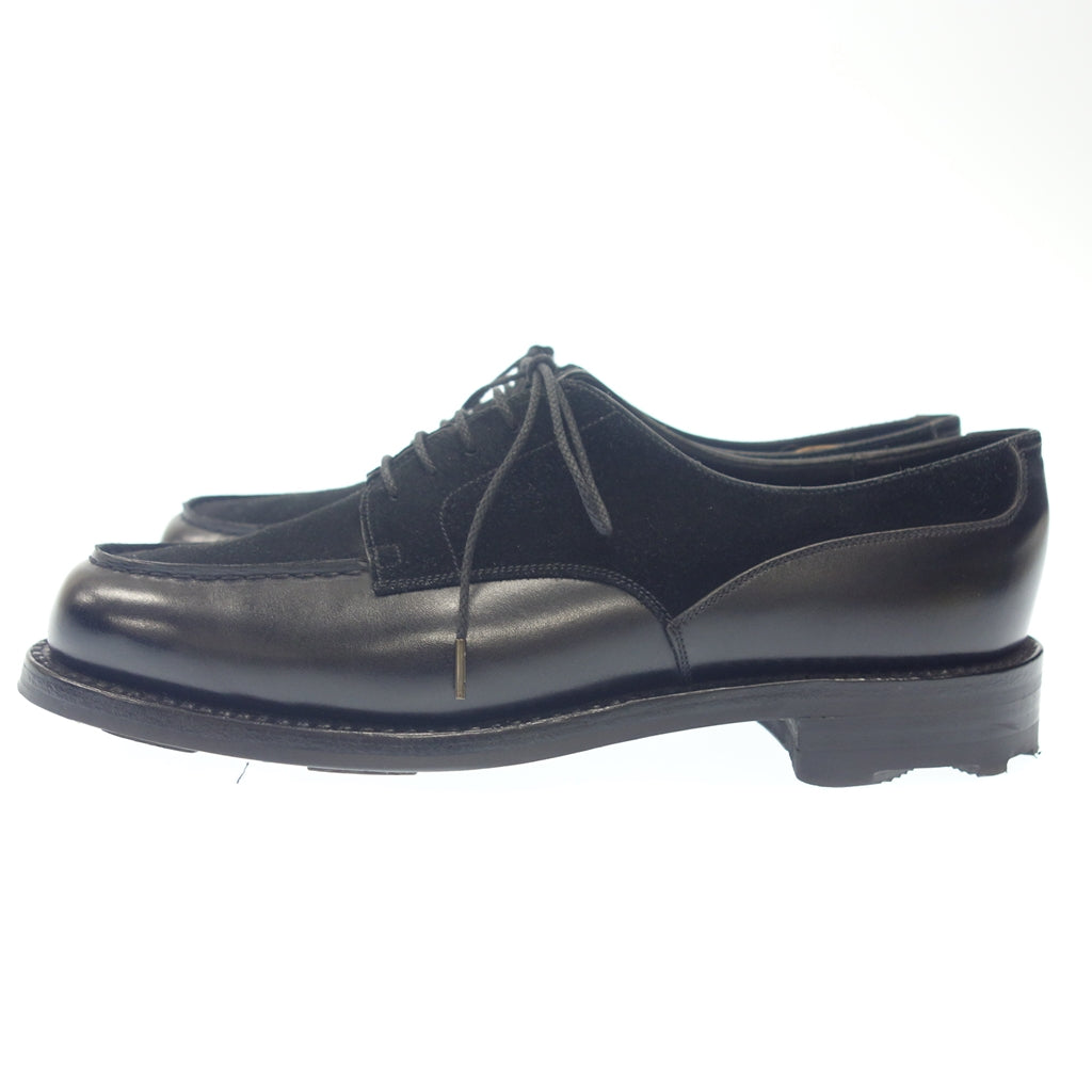 Good condition◆JM Weston golf leather shoes 641 suede combination black size 8D JMWESTON [LA] 