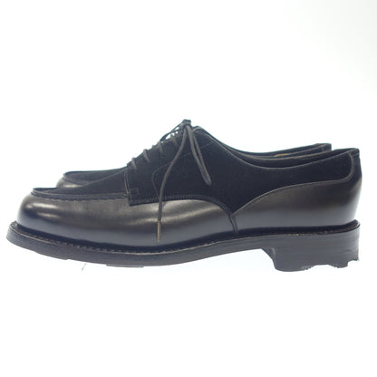 Good condition◆JM Weston golf leather shoes 641 suede combination black size 8D JMWESTON [LA] 