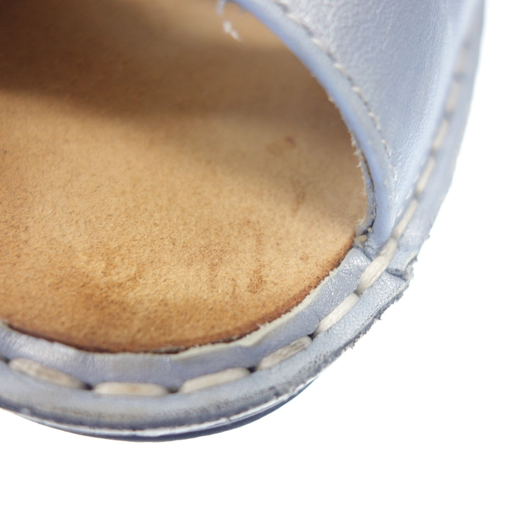 Good Condition◆Finn Comfort Sandals Leather Women's Blue Size 4.5 FINN COMFORT [AFC36] 