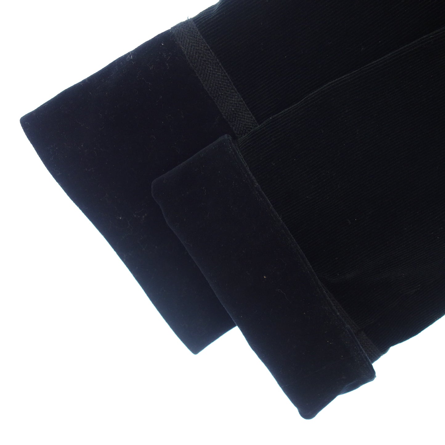 極美品◆ルイヴィトン テーラードジャケット コットン レディース ブラック 36 Louis Vuitton【AFB16】