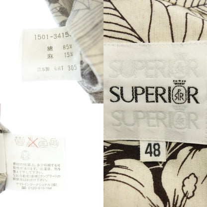 3点セット 総柄シャツ 日本製 メンズ LAURA FEKICE＆GUIDE LONDON＆SUPERIOR【AFB33】【中古】