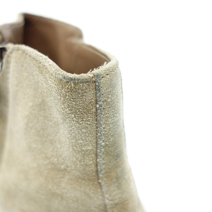 Brunello Cucinelli short boots side zip suede men's beige 42 BRUNELLO CUCINELLI [AFC18] [Used] 