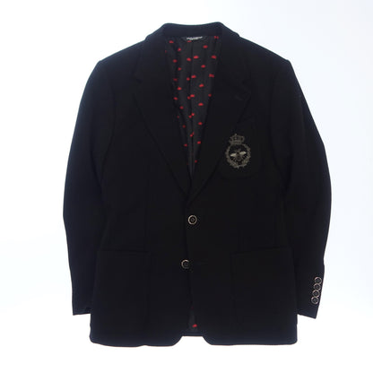 Dolce &amp; Gabbana Tailored Jacket Patch Men's 46 Black DOLCE&amp;GABBANA [AFB13] [Used] 