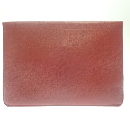 Good condition ◆ Delvaux clutch bag second bag leather D logo DELVAUX [AFE1] 