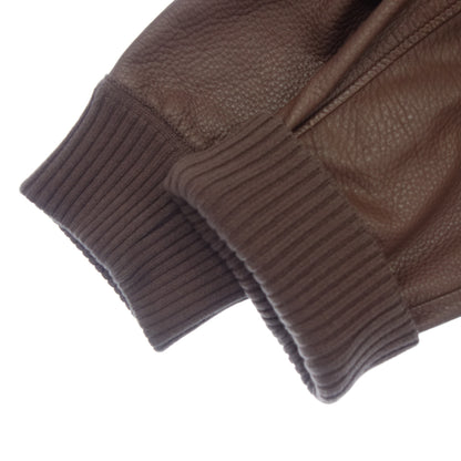 Bottega Veneta Leather Jacket Cashmere Men's Brown 58 BOTTEGA VENETA [AFG1] [Used] 