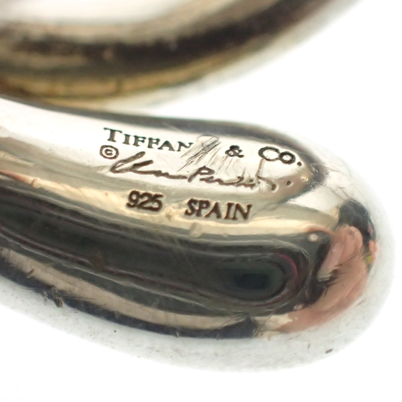 中古◆ティファニー 指輪 リング ティアドロップ SV925 シルバー 10号 Tiffany&Co.【LA】