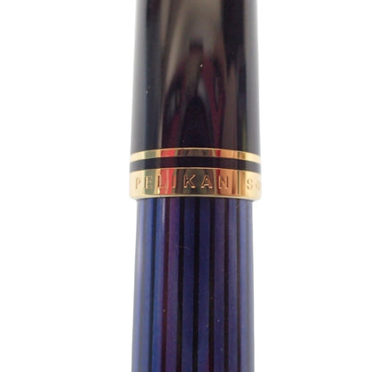 Very good condition ◆ Pelikan Fountain Pen Souveraine Blue Striped Nib 14C585 2023 Japan Shogei Institute Exhibition Grand Prize Commemoration PELIKAN [AFI8] 