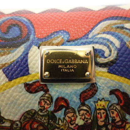 Very good condition◆Dolce &amp; Gabbana long wallet print multicolor DOLCE &amp; GABBANA [AFI21] 