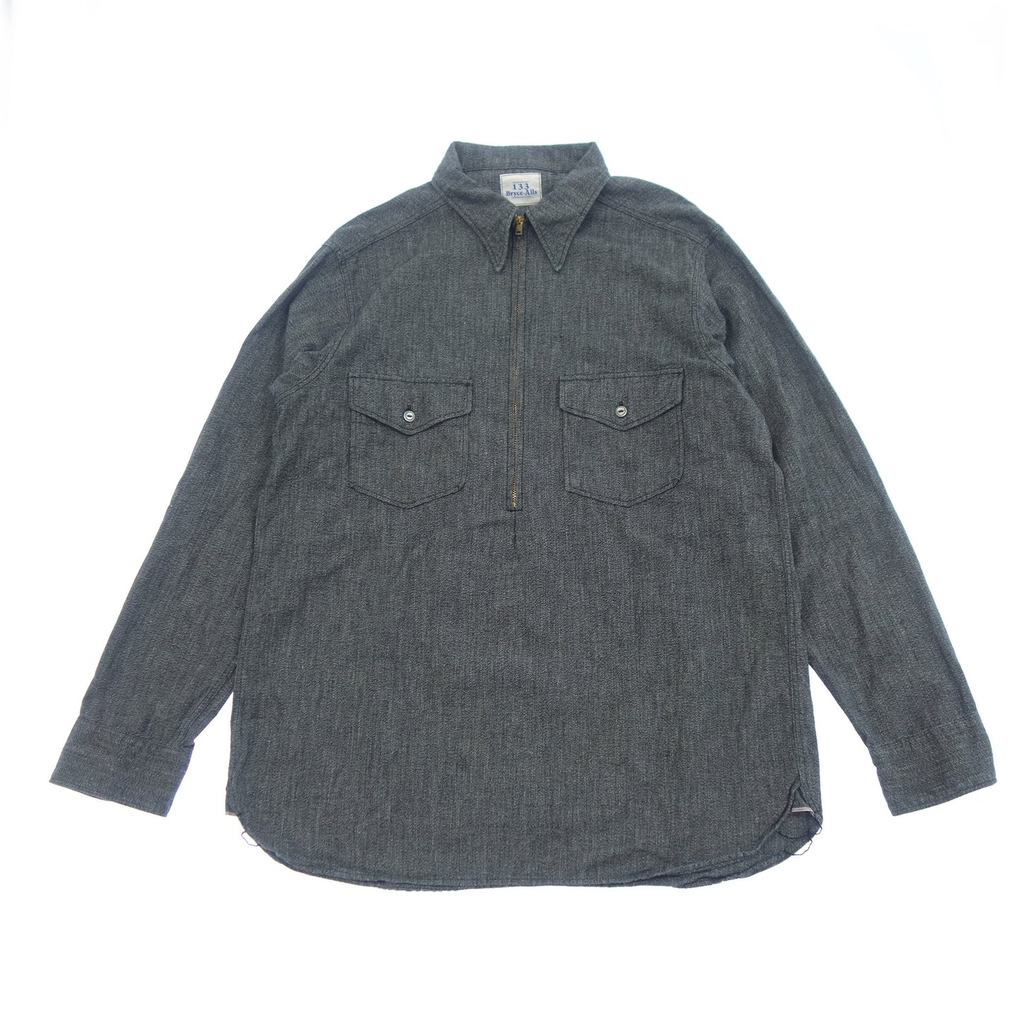 Bryceland's Shirt Half Zip 113 Men's Gray 42 Bryceland's [AFB2] [Used] 