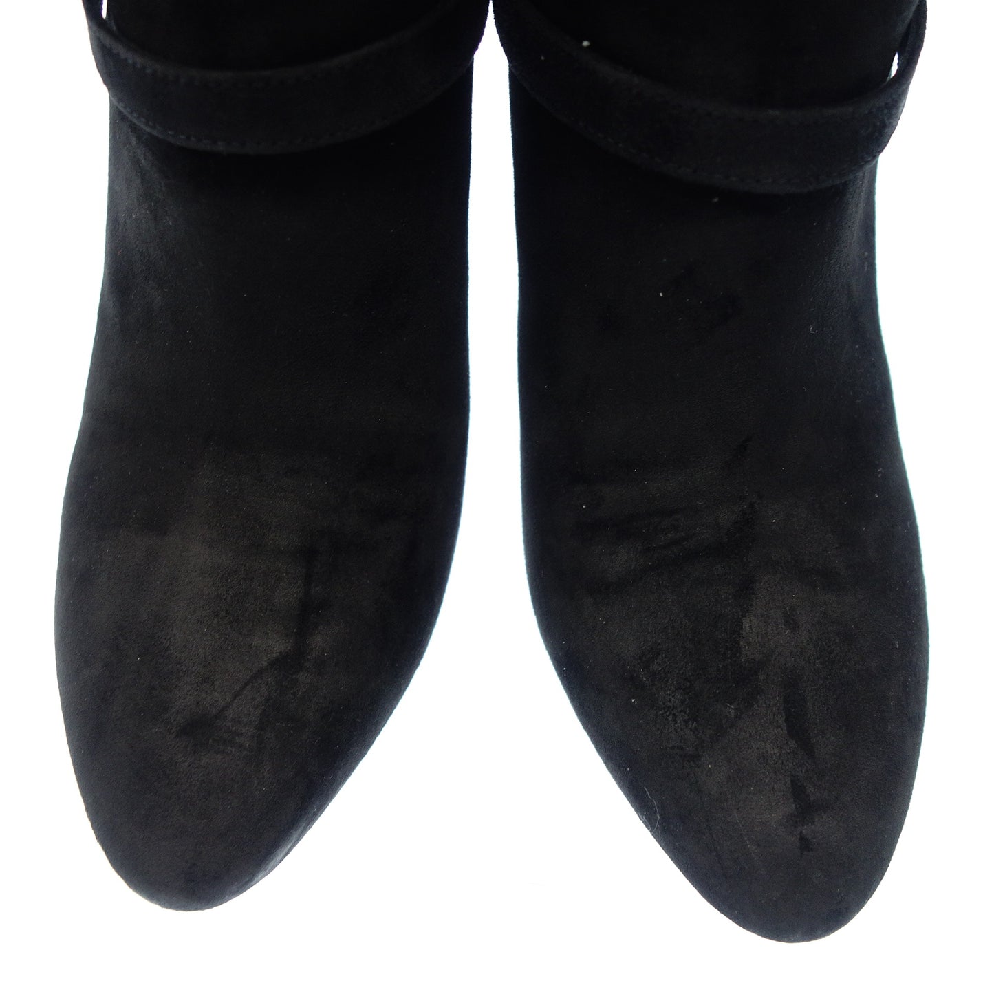 Used◆Saint Laurent Paris Suede Boots Side Strap Women's Size 37 Black Series Saint Laurent PARIS [AFC35] 