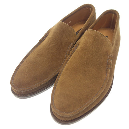 Like new ◆ FLORSHIEM Leather Shoes Cobra Vamp Loafers 569567 Men's Suede Brown Size 9D FLORSHIEM [LA] 