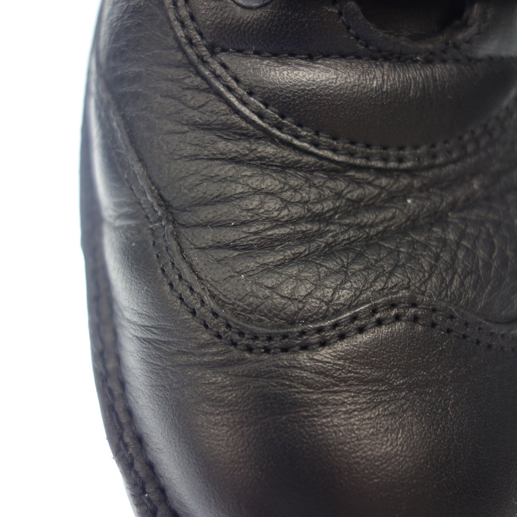Good condition ◆ Strober short boots leather ladies black size 4.5 strober [AFC36] 