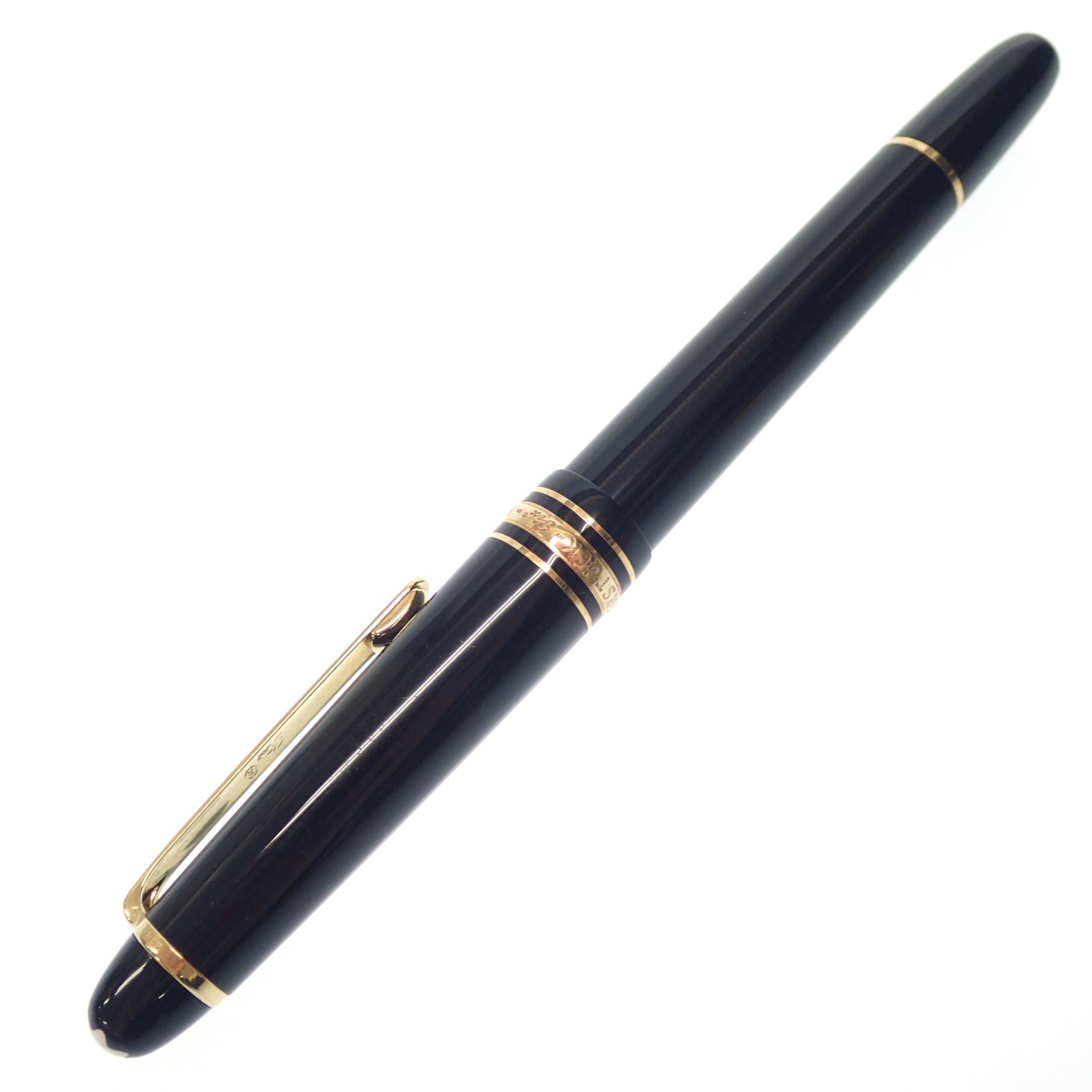 Montblanc Fountain Pen Meisterstück FIX Nib 14K585 Black MONTBLANC [AFI4] [Used] 