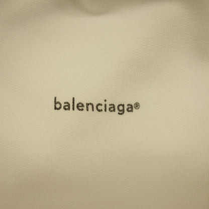 二手 ◆ Balenciaga 套头派克大衣胸前徽标 492249 男士尺码 XS 白色 BALENCIAGA [AFB14] 