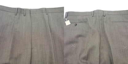 Very beautiful item◆Christian Orani Suit Wool Men's Gray Size 108 Christian Orani [AFB41] 