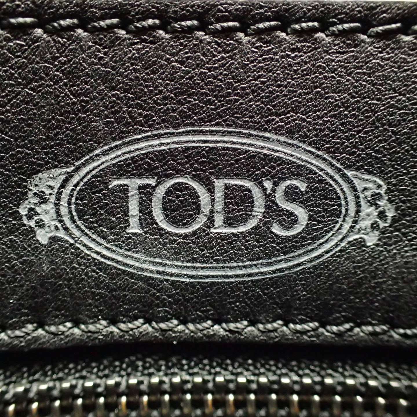 TOD'S tote bag suede leather switching TOD'S [AFE2] [Used] 