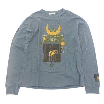 Good condition ◆ Undercover long sleeve T-shirt cut and sew UCZ4891-3 THRONE OF BLOOD Men's size 4 Blue UNDERCOVER [AFB1] 