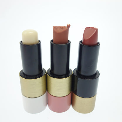 Used ◆Hermes Rouge &amp; Lip Balm &amp; Tinted Lip Balm 3 Set COLLECTION LA BEAUTE HERMES [AFI17] 