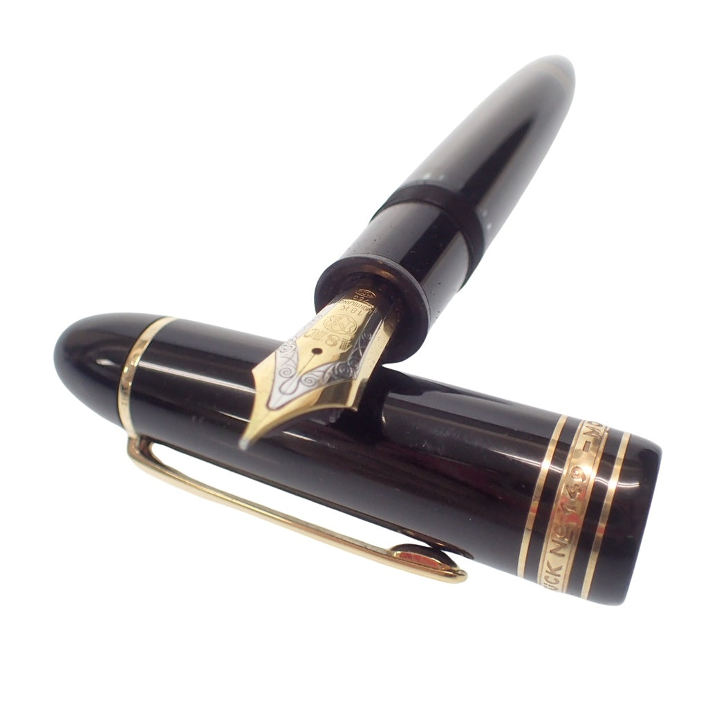 Good condition ◆ Montblanc Fountain Pen Meisterstuck No.149 Nib 18K Made in Germany Black MONTBLANC MEISTERSTUCK [AFI16] 