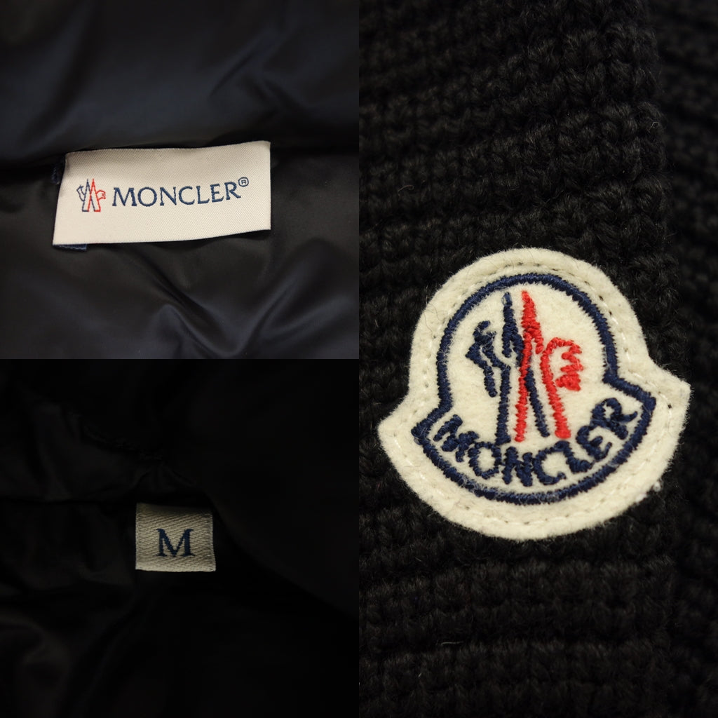 美品◆モンクレール マグリア トリコット カーディガン メンズ サイズM ブラック 2019年製 MONCLER MAGLIONE TRICOT  CARDIGAN【AFB35】