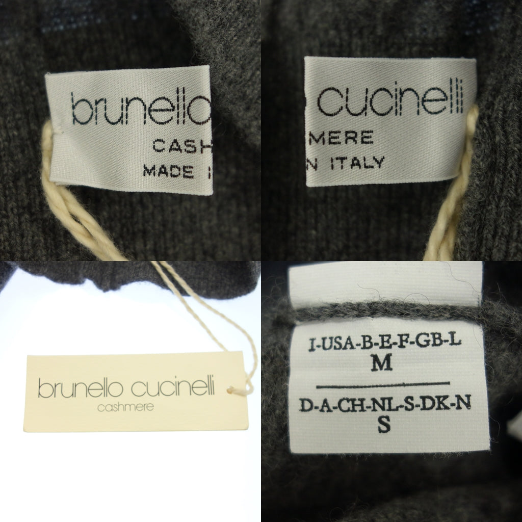 Very good condition◆Brunello Cucinelli Knit Pants Cashmere Women's M Gray BRUNELLO CUCINELLI [AFB20] 