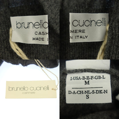 状况非常好◆Brunello Cucinelli 针织长裤羊绒女式 M 灰色 BRUNELLO CUCINELLI [AFB20] 