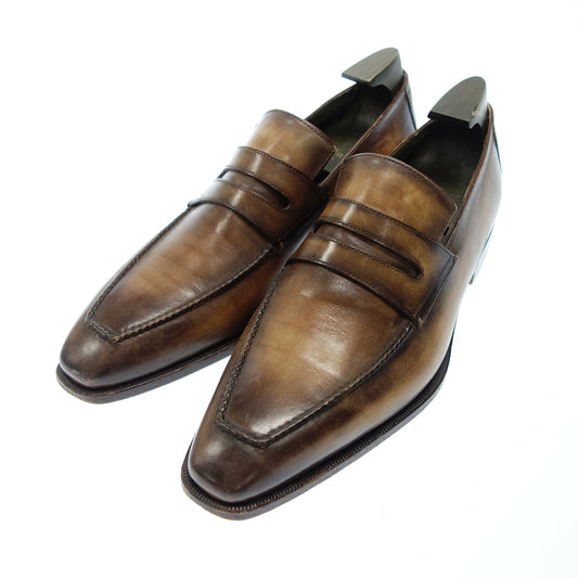 Berluti leather shoes Andy Demjour loafers men's 7.5 brown Berluti [AFC29] [Used] 