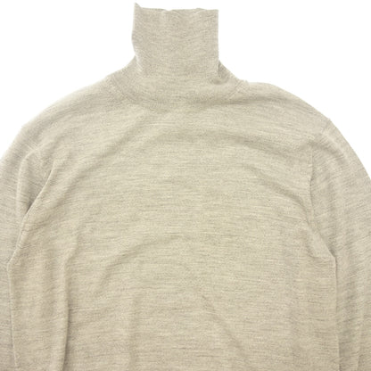 Unused ◆Edifice Turtleneck Knit Sweater Men's Gray Size XL EDIFICE [AFB11] 